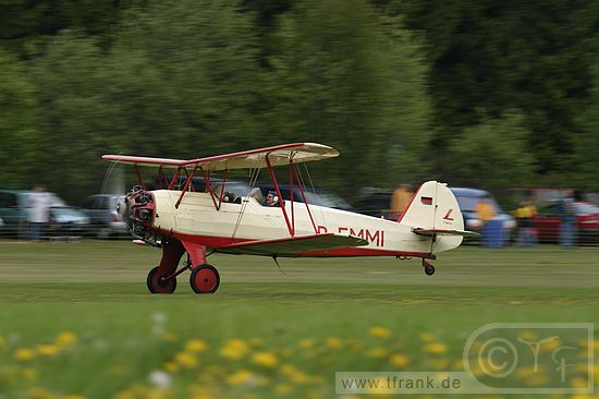 Startender Doppeldecker