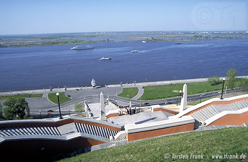 Wolga-Aussicht Nishni Novgorod